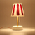 Mini Lampe Cabaret Pinceladas - vermelha