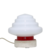 Luminária de Opalina Escadinha - Plafonnier Vermelho na internet