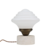 Luminária de Opalina Vintage Ripple Branca - comprar online