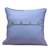 Capa de Almofada Xadrez Azul e Branca - 50x50cm - comprar online