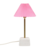 Abajur Plissado Xadrez rosa e branco na internet