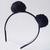 Tiara pompom preto