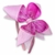 Tiara de laço boutique brilhoso rosa bebê