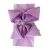 Faixa de bebe boutique com voal brilhoso lilas
