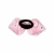 Laço na xuxinha folha c/ strass rosa bebê - comprar online
