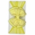 Faixa de bebê SL duplo c/ voal brilhoso amarelo