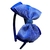 Tiara de laço SL duplo com voal e strass azul - comprar online