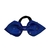 Laço na xuxinha folha c/ strass azul - comprar online