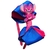 Tiara de laço dobrado Angel azul e pink - comprar online
