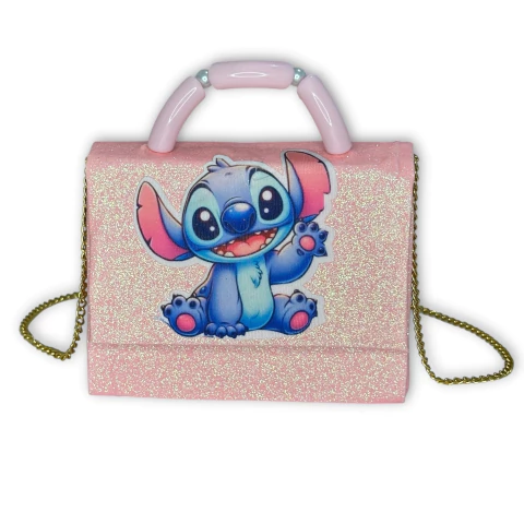 Bolsa Luxxo infantil PERSONAGENS Stitch rosa - comprar online