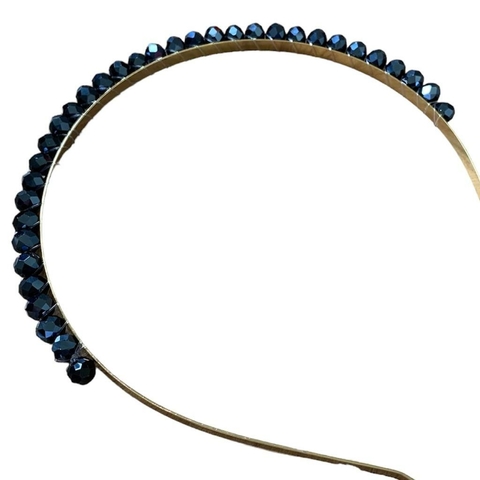 Tiara cristal marinho