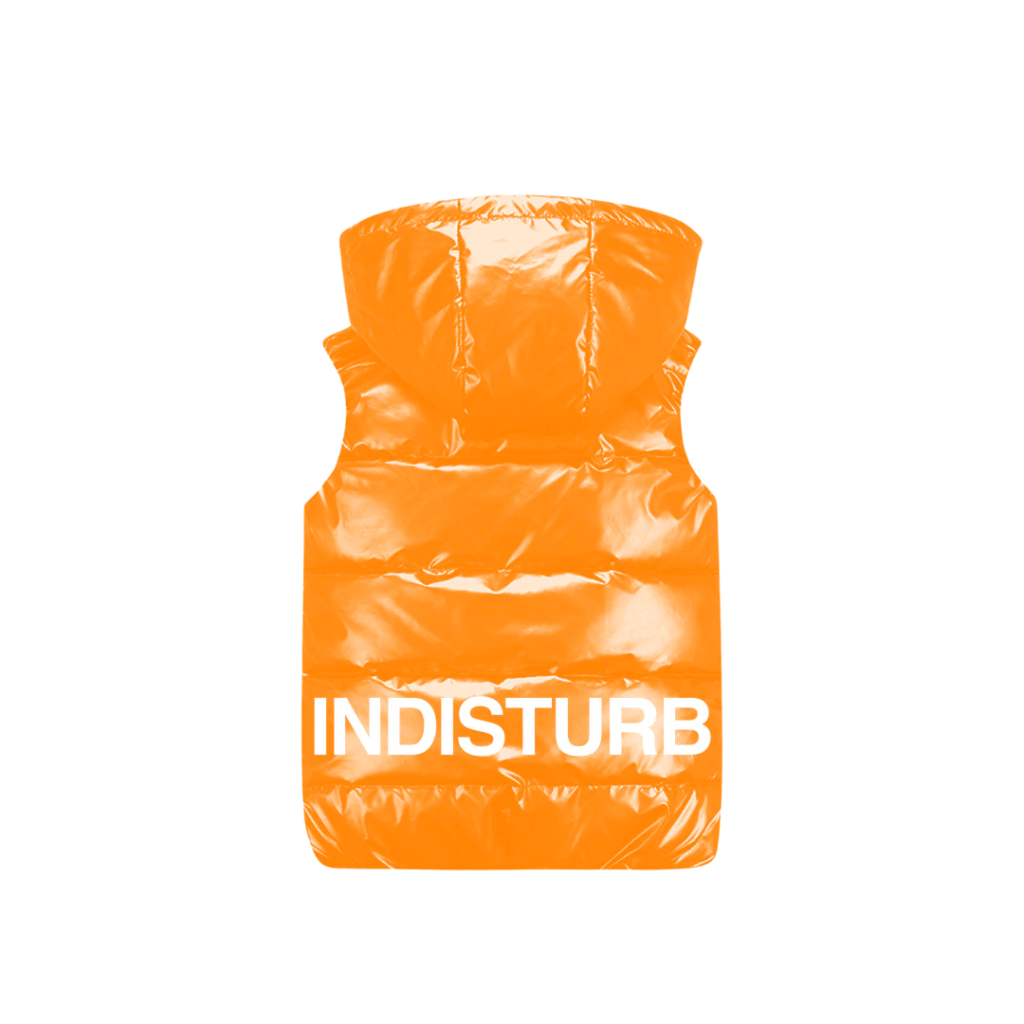 ORANGE PUFFER VEST