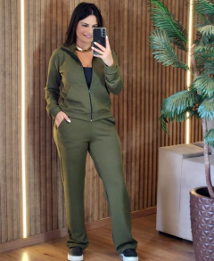 Imagem do Conjunto Pantalona Tecido Anarruga manga longa