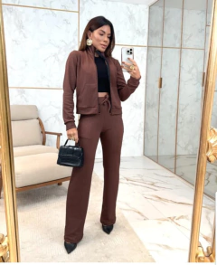 Conjunto Pantalona Tecido Anarruga manga longa - comprar online