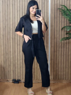 Conjunto Nicole Linho - Tati Perale Modas 