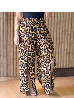 Calça Pantalona com fenda
