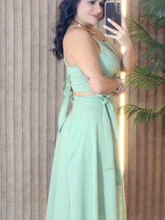 Conjunto De Linho Rafa com saia envelope - loja online