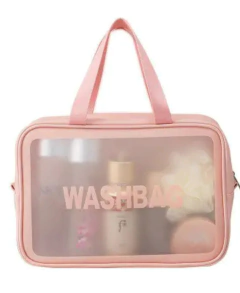 Bolsa Grande Necessaire para Maquiagem Cosméticos Divisória Mala Viagem Grande na internet