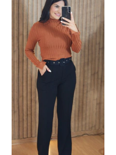 Calça Pantalona em Moletinho com elastano na internet