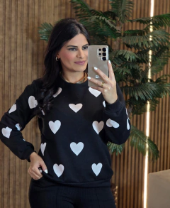 Moletom de Coração Flanelado na internet