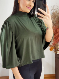 Blusa Princesa Croped Viscolycra - Tati Perale Modas 
