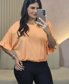Blusa Keith Manga Solta Viscolycra