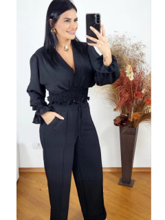 Conjunto Olivia Pantalona Crepe Duna na internet