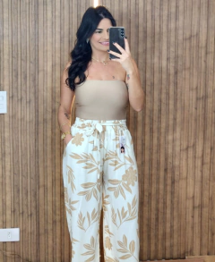 Imagem do Calça Pantalona Viscolinho Estampadas