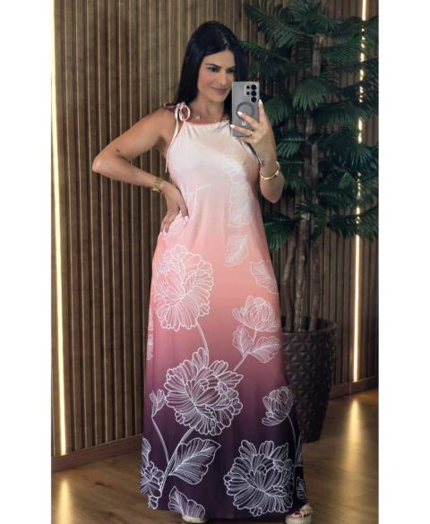 Vestido Longo Fluit frente Unica