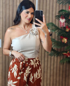 Calça Pantalona Viscolinho Estampadas na internet