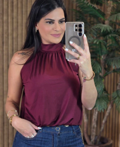 Blusa Luanda Gola choker Fluit - comprar online