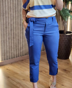 Calça Linho Capri com Elastano na internet