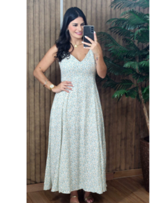 Imagem do Vestido Longo Flora Viscolinho