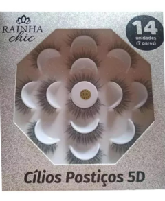 Cilios Postiços 5d Rainha Chic C/ 7 pares Super Natural - comprar online