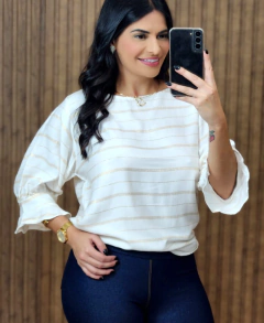 Bata Lua com detalhes em Lurex - loja online