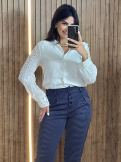 Calça Alfaiataria Risca de Giz