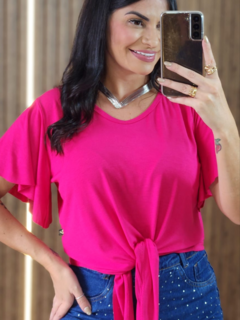 Blusinha Com Amarraçao Na Cintura