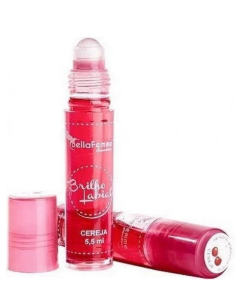Brilho Labial Roll-On Frutas Bella Femme