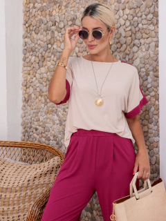 Conjunto Bela Pantacurt Em Viscolycra na internet