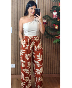 Calça Pantalona Viscolinho Estampadas na internet