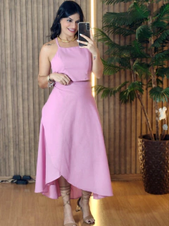 Conjunto De Linho Rafa com saia envelope