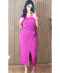 Conjunto Flora Saia Transpassada Viscolycra - loja online