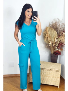 Conjunto Pantalona Cargo moletinho