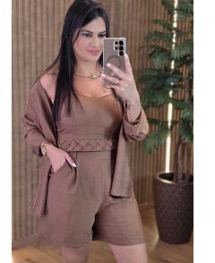 Conjunto Lua 3 Peças Bermuda - loja online