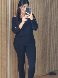 Conjunto Valéria detalhes de botões - Tati Perale Modas 