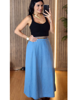 Imagem do Saia Jeans Longa Bruna
