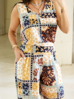 Conjunto No Tecido Fluity Estampado - loja online