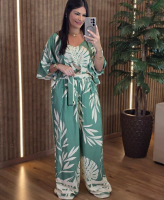 Conjunto Raquel Pantalona Viscolinho na internet