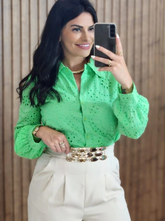 Camisa Lese Forrada - Tati Perale Modas 