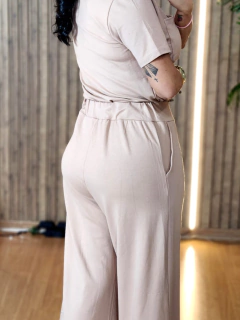 Conjunto Rose Pantalona Moletinho - comprar online